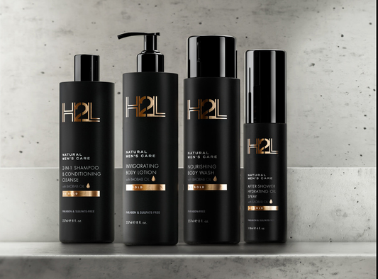 H2L Natural Men's Care Premium Hair & Body Kit